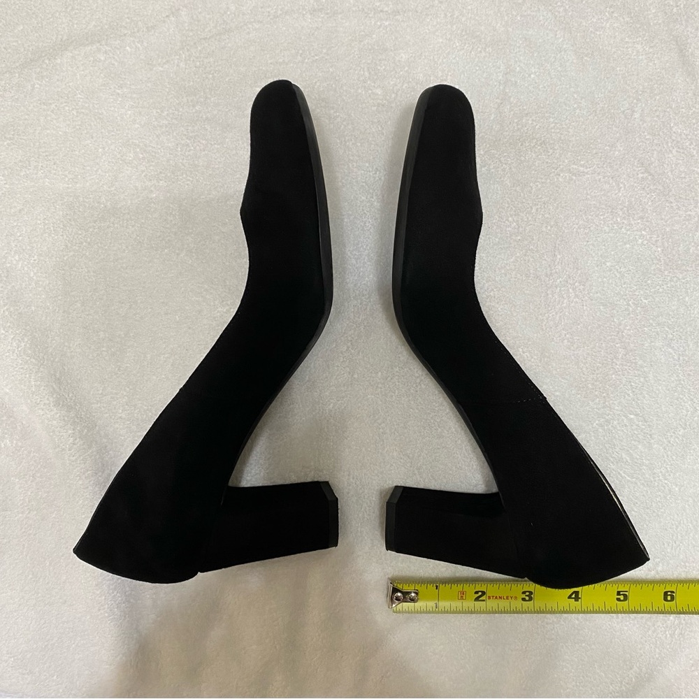 LK Bennett Black Suede Heels Size 37.5 - Picture 3 of 7